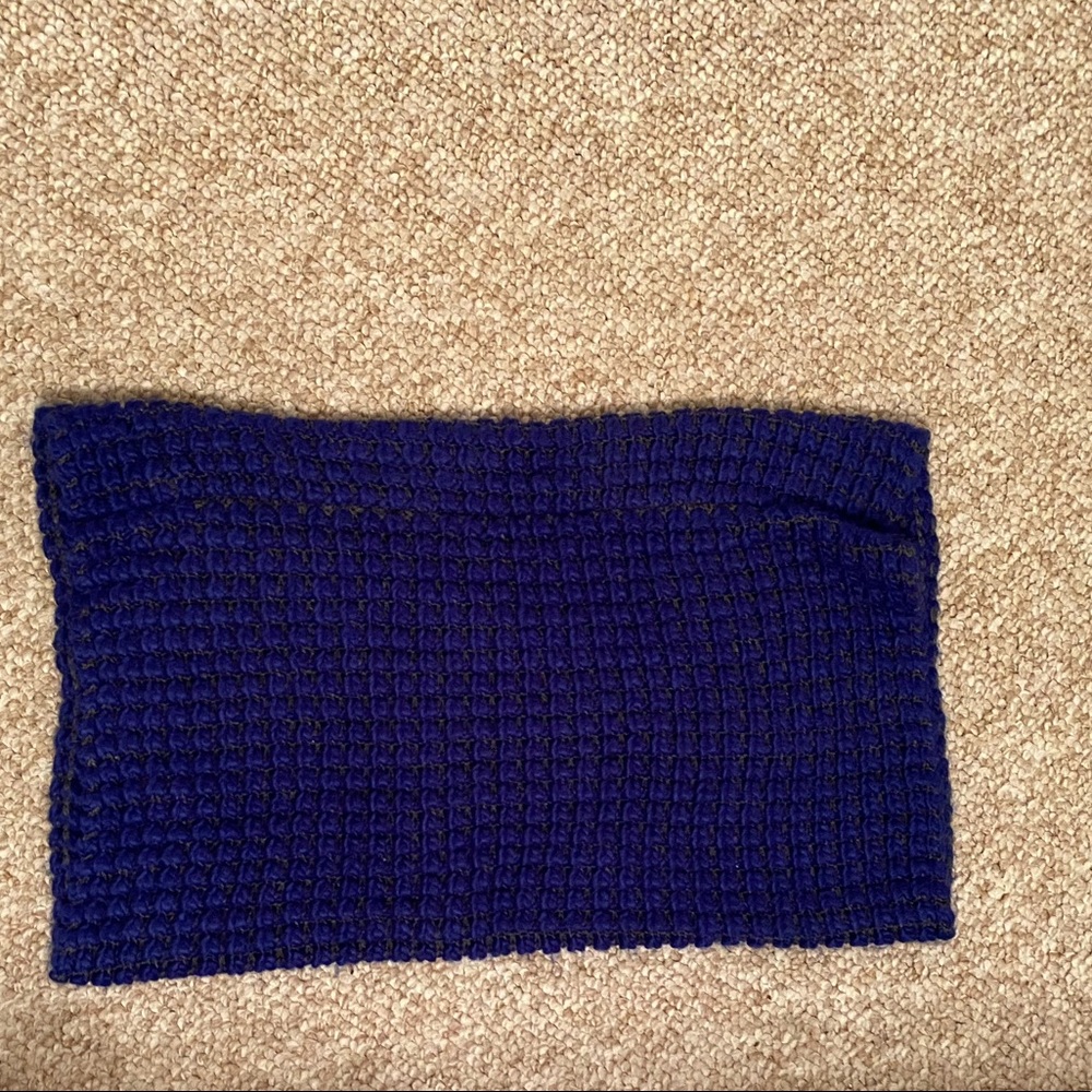 Gap blue and grey infinity scarf